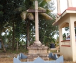 Saint Marys Church Champakulam Open Air Cross